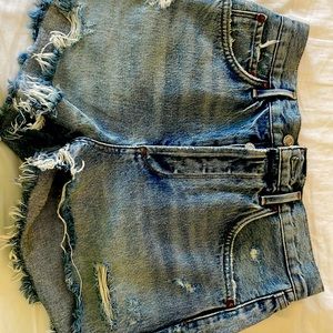 Agolde jaden shorts size 27 button fly